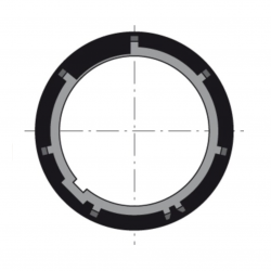 Couronne Ø50 Tube F2000 D62